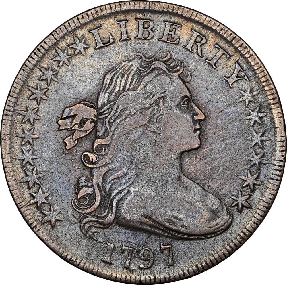 1797-$1-Draped-Bust-Dollar-10x6-Stars-Large-Letters-BB-71,-B-3